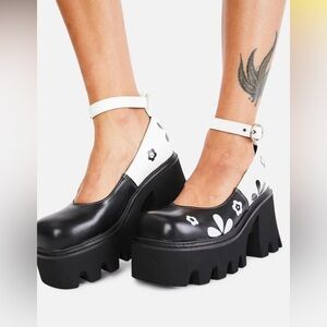Lamoda Live To Grow Platform Mary Janes Missing Straps
